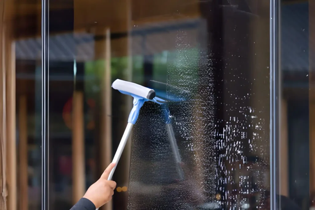 Professional window cleaning service for offices and buildings in Dubai