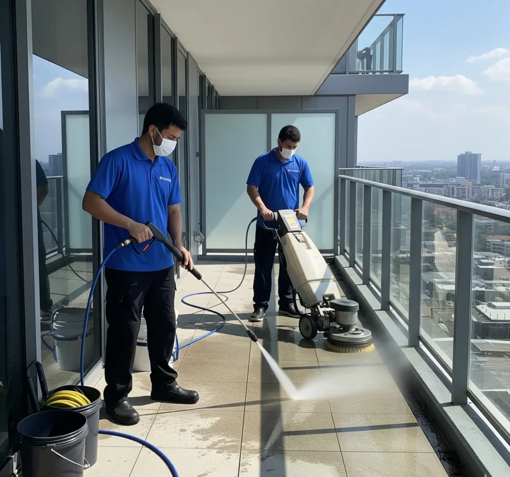 balcony cleaning in Dubai