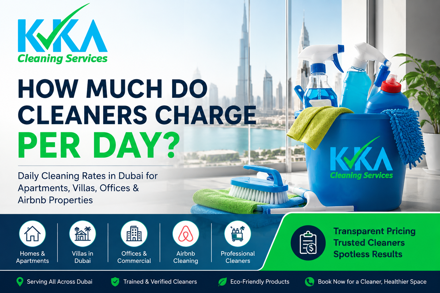 How Much Do Cleaners Charge Per Day in Dubai?